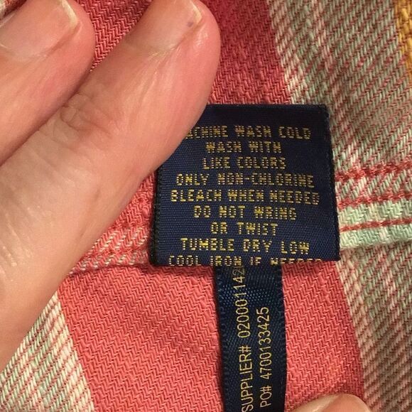 Ralph Lauren 209596689001 Plaid-Multi Soft Cotton Button-Down Shirt - Picture 6 of 6